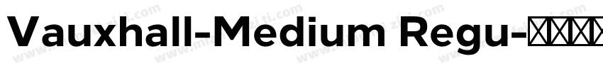 Vauxhall-Medium Regu字体转换